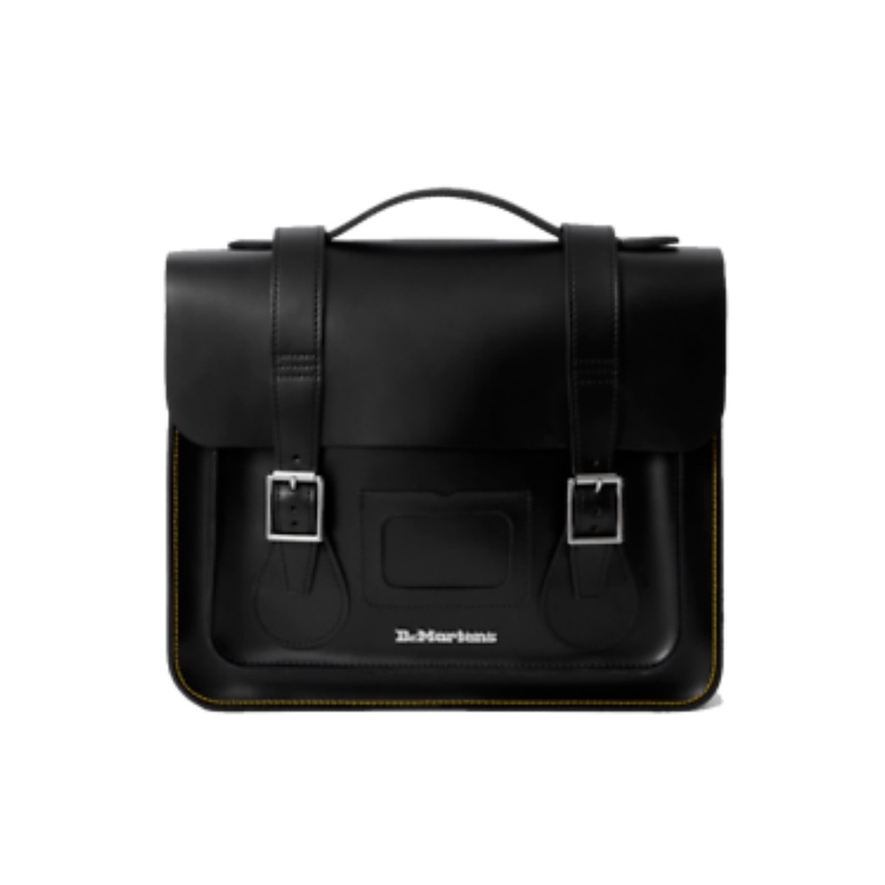 Dr martens 13" LEATHER SATCHEL Shoulder Cross Bag
